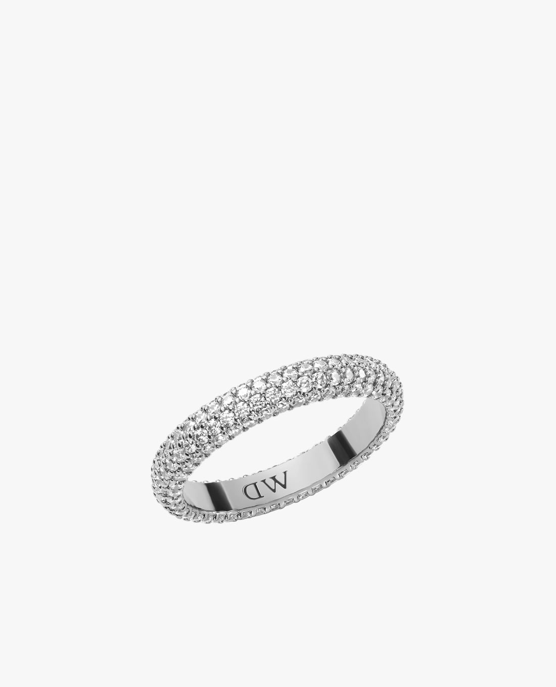 DANIEL WELLINGTON - Nhẫn nữ bản vừa đính đá Pavé Crystal