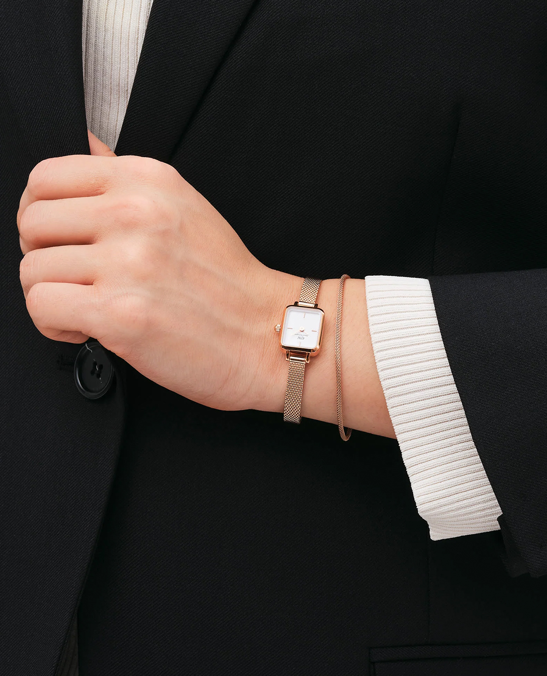 DANIEL WELLINGTON - Vòng đeo tay nữ Tide Mesh 1.8