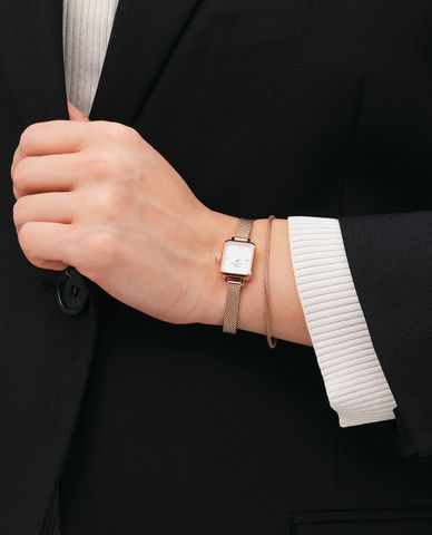  DANIEL WELLINGTON - Vòng đeo tay nữ bản mảnh dạng xích Mesh 