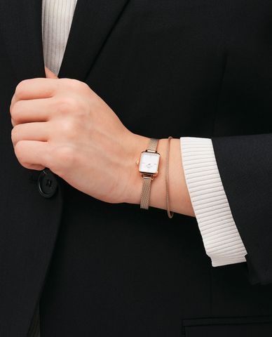  DANIEL WELLINGTON - Vòng đeo tay nữ bản mảnh dạng xích Mesh 