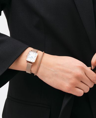  DANIEL WELLINGTON - Vòng đeo tay nữ Tide Mesh Melrose 2.8 