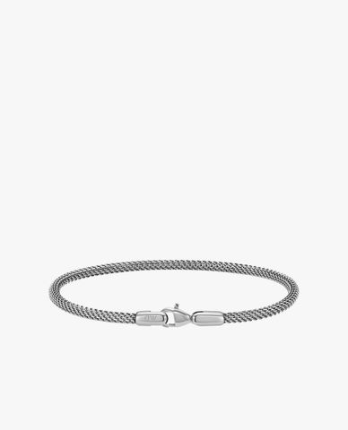  DANIEL WELLINGTON - Vòng đeo tay nữ Tide Mesh Sterling 2.8 