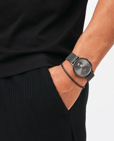  DANIEL WELLINGTON - Vòng đeo tay nam Tide Mesh 2.8 