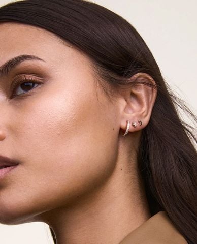  DANIEL WELLINGTON - Khuyên tai nữ hình mặt trăng Moon 