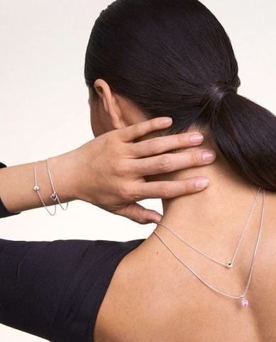  DANIEL WELLINGTON - Vòng cổ nữ Charms Chain Sterling 