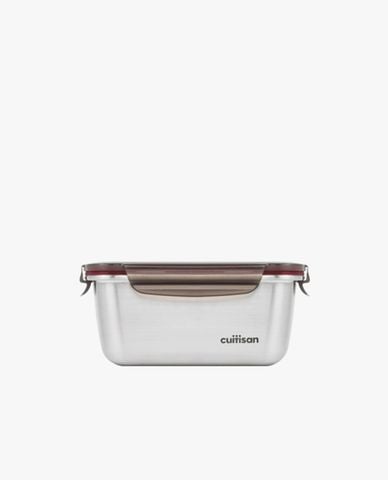  CUITISAN - Hộp đựng thực phẩm inox 304 cromosteel Flora 980ml 