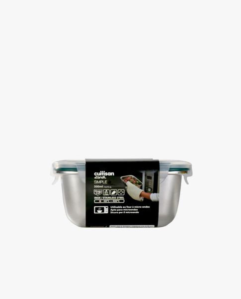 CUITISAN - Hộp đựng thực phẩm inox 304 cromosteel Simple 500ml