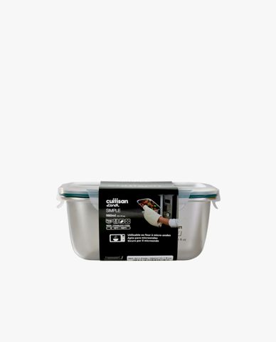  CUITISAN - Hộp đựng thực phẩm inox 304 cromosteel Simple 980ml 