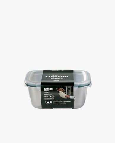  CUITISAN - Hộp đựng thực phẩm inox 304 cromosteel Simple 980ml 
