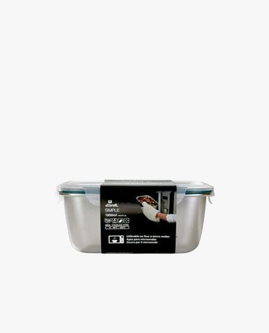  CUITISAN - Hộp đựng thực phẩm inox 304 cromosteel Simple 1800ml 