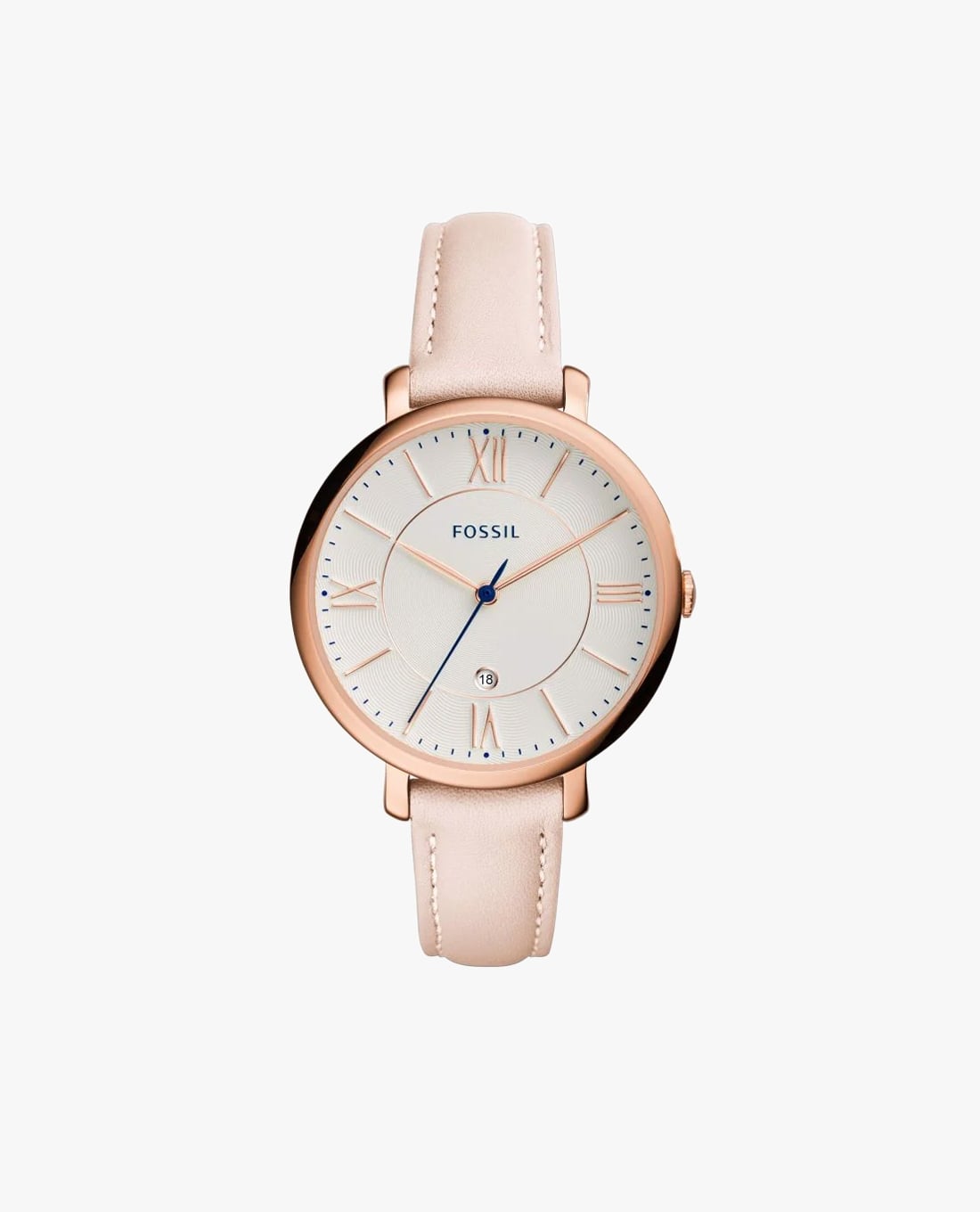 FOSSIL - Đồng hồ nữ Jacqueline Three-Hand Date Blush Leather 36mm