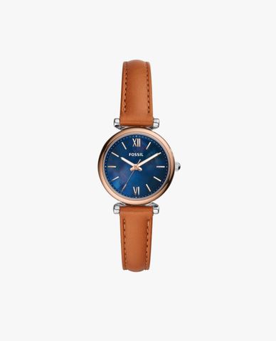  FOSSIL - Đồng hồ nữ Carlie Mini Leather 28mm 