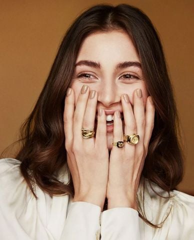  FOSSIL - Nhẫn nữ phối mặt đồng hồ cá tính 15mm 