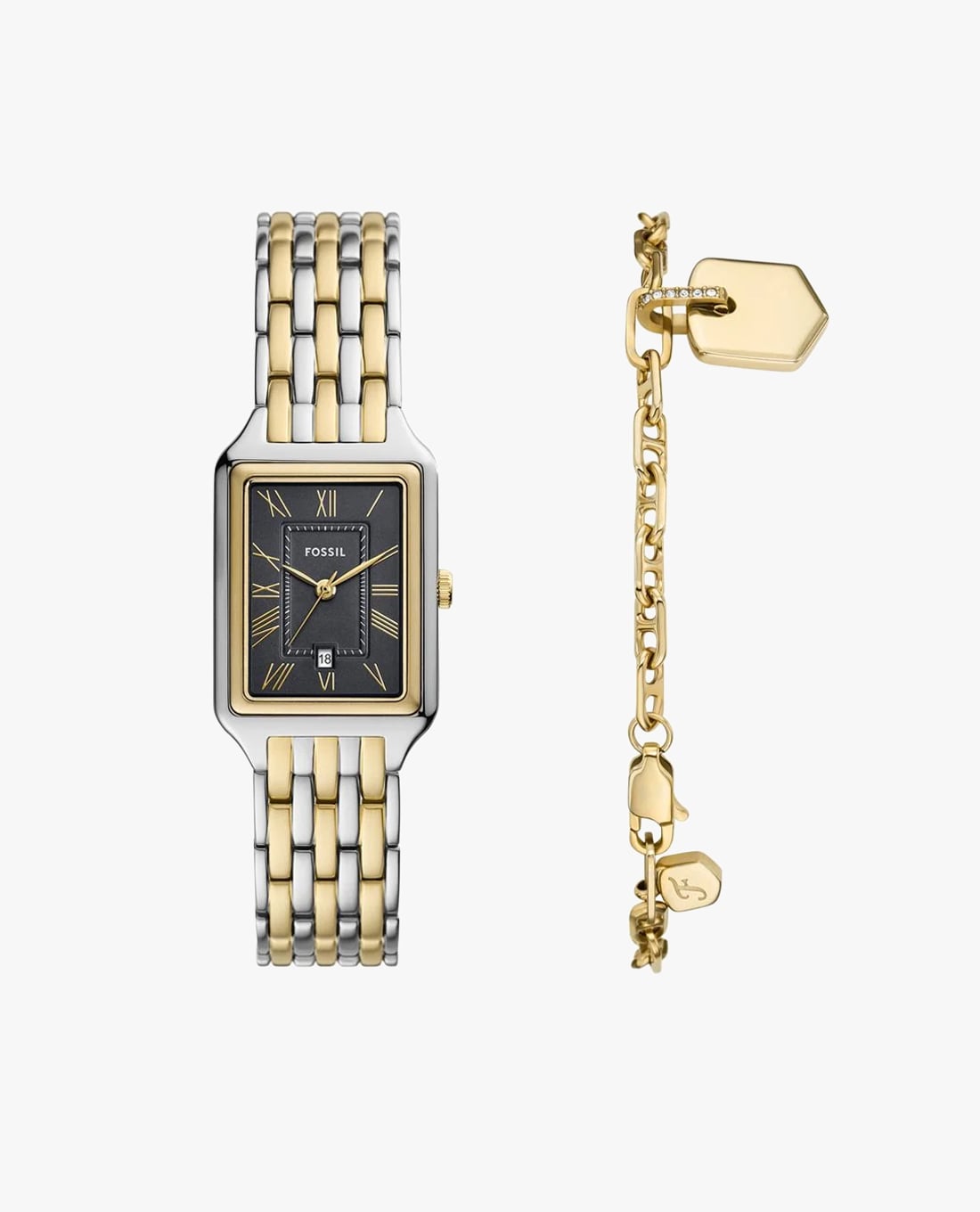 FOSSIL - Set đồng hồ và vòng đeo tay nữ Raquel 23mm