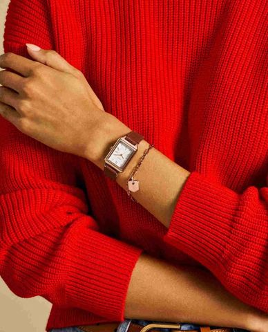  FOSSIL - Set đồng hồ và vòng đeo tay nữ Raquel 23mm 