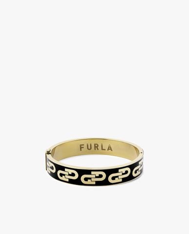  FURLA - Vòng đeo tay nữ phom cứng phối bản vừa thời trang 