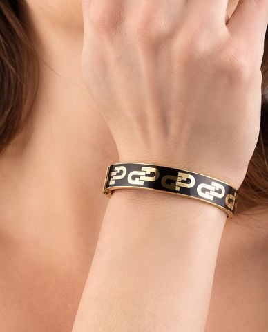  FURLA - Vòng đeo tay nữ phom cứng phối bản vừa thời trang 