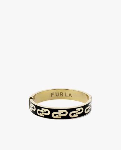  FURLA - Vòng đeo tay nữ phom cứng phối bản vừa thời trang 