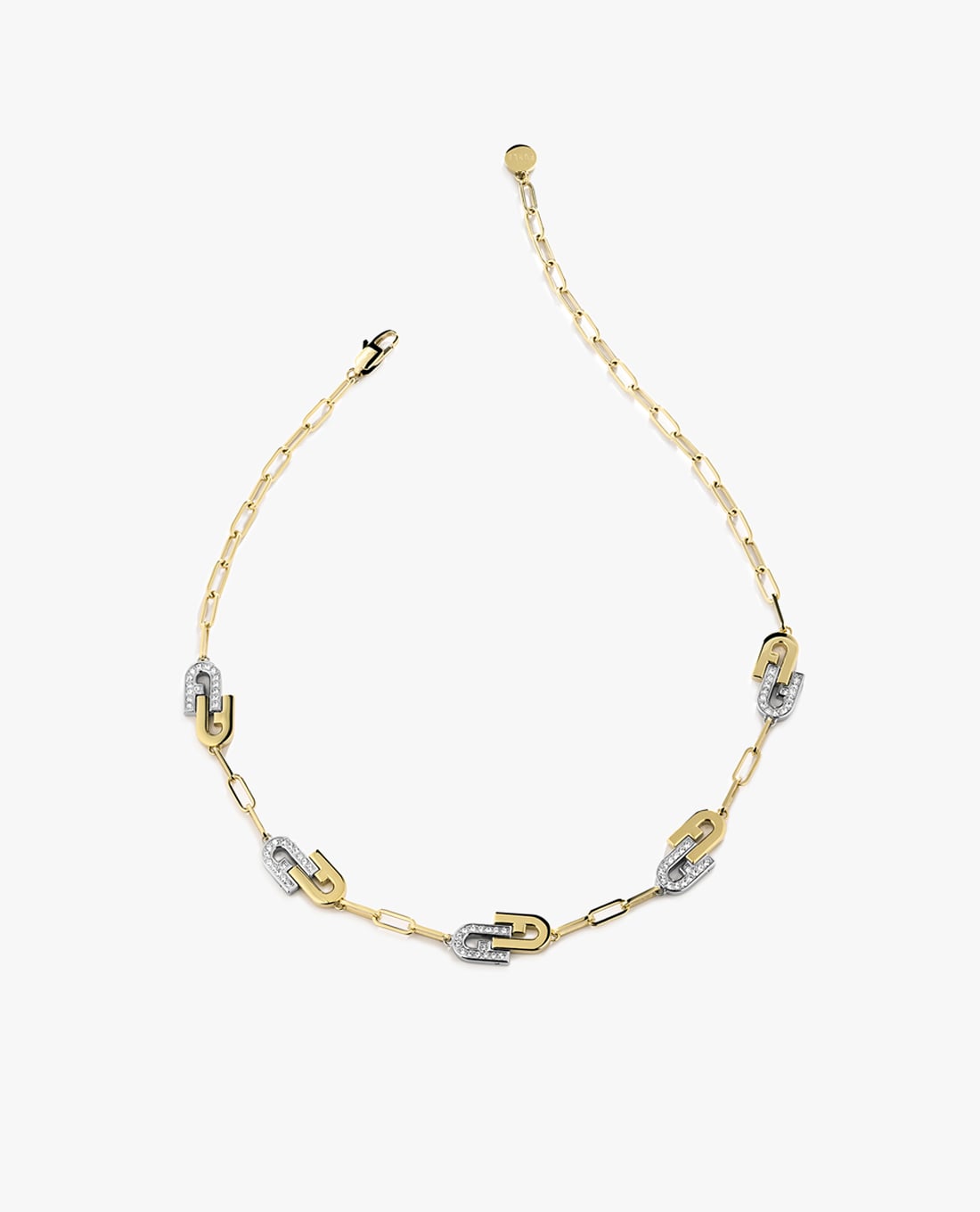 FURLA - Vòng cổ nữ dạng mắt xích lớn cá tính