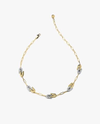  FURLA - Vòng cổ nữ dạng mắt xích lớn cá tính 