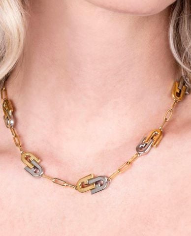  FURLA - Vòng cổ nữ dạng mắt xích lớn cá tính 