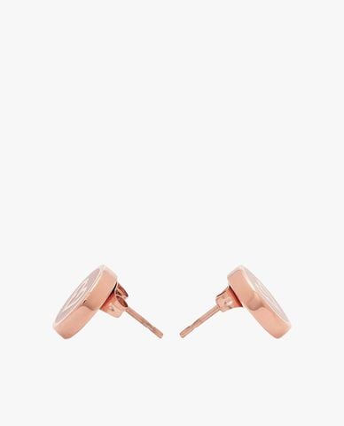  FURLA - Khuyên tai nữ hình tròn chốt khóa thời trang 