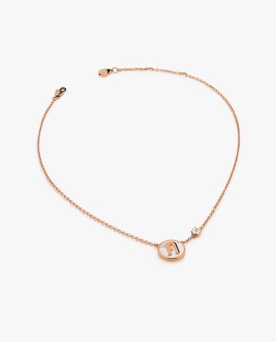  FURLA - Vòng cổ nữ chuỗi xích phối mặt tròn 