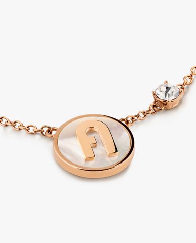  FURLA - Vòng cổ nữ chuỗi xích phối mặt tròn 