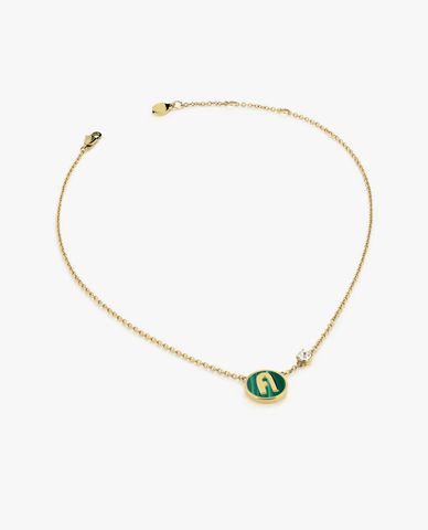  FURLA - Vòng cổ nữ chuỗi xích phối mặt tròn 