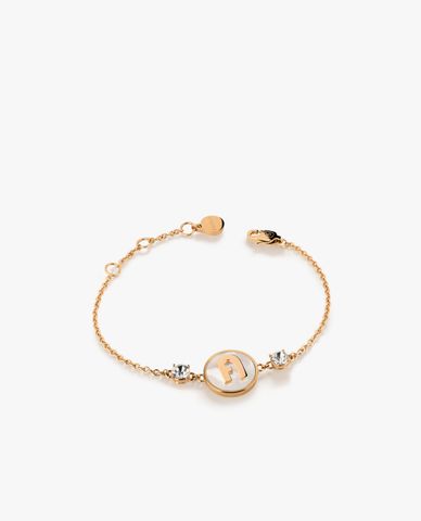  FURLA - Vòng đeo tay nữ chuỗi xích đính đá sang trọng 