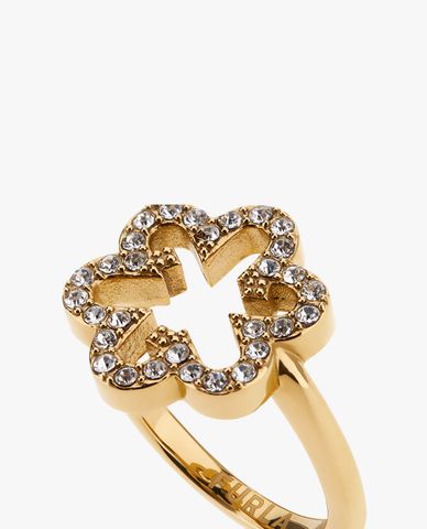  FURLA - Nhẫn nữ đính đá phối mặt hoa 52mm 