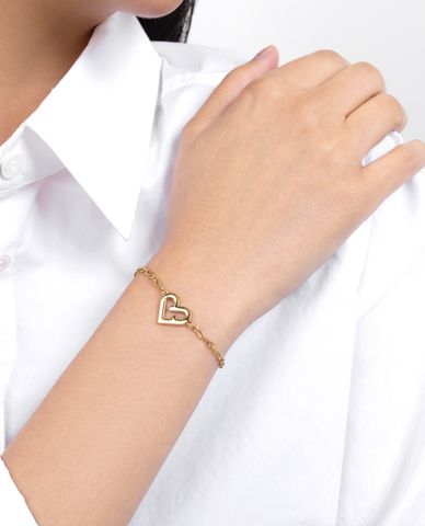  FURLA - Vòng đeo tay nữ phối mặt trái tim 