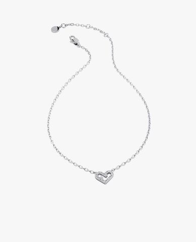  FURLA - Vòng cổ nữ chuỗi xích phối mặt trái tim 