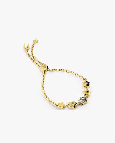  FURLA - Vòng đeo tay nữ chuỗi ngôi sao đính đá 