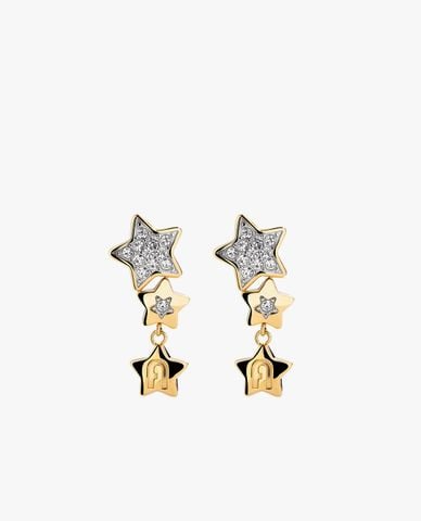  FURLA - Khuyên tai nữ hình tròn chốt khóa thời trang 