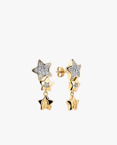  FURLA - Khuyên tai nữ hình tròn chốt khóa thời trang 