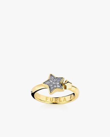  FURLA - Nhẫn nữ phối mặt ngôi sao đính đá 56mm 