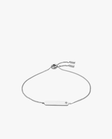  FOSSIL - Vòng đeo tay nữ bản mảnh Drew Stainless Steel 