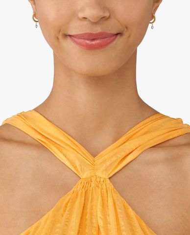  FOSSIL - Khuyên tai nữ phối hình trái tim Sadie Glitz Disc Hoop 