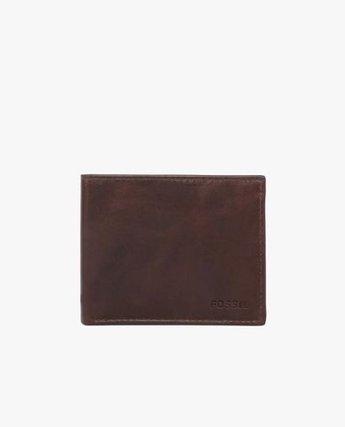  FOSSIL - Ví nam dáng ngắn gập đôi Derrick 