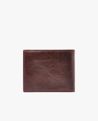  FOSSIL - Ví nam dáng ngắn gập đôi Ingram Leather 
