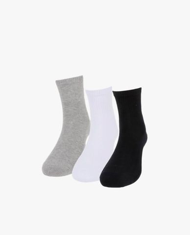  CONVERSE - Pack 3 vớ cổ cao unisex Quarter 