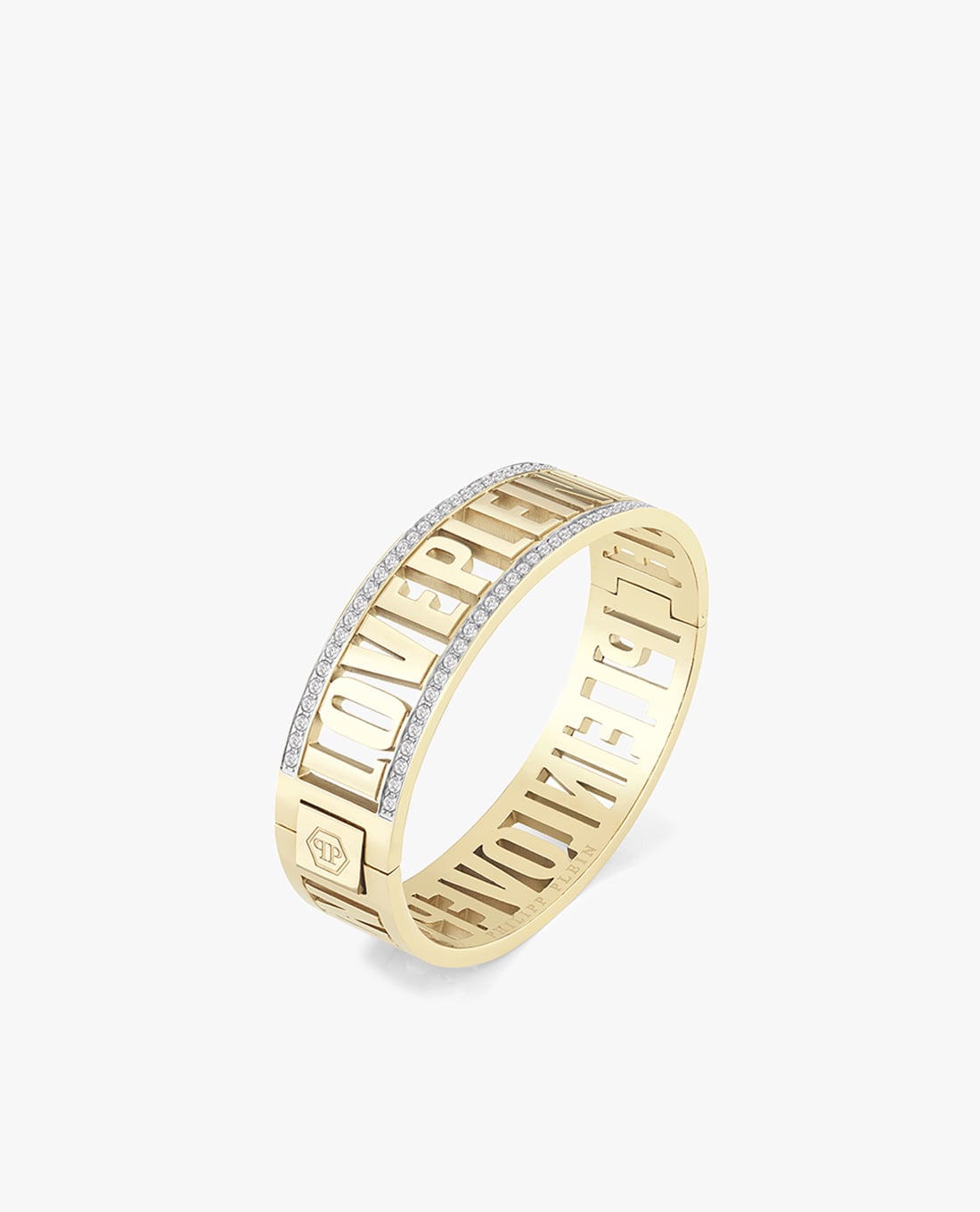 PHILIPP PLEIN - Vòng đeo tay nữ phom cứng đính đá sang trọng