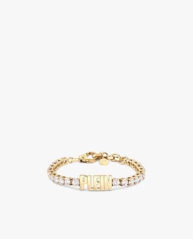  PHILIPP PLEIN - Vòng đeo tay nữ khóa móc đính đá sang trọng 