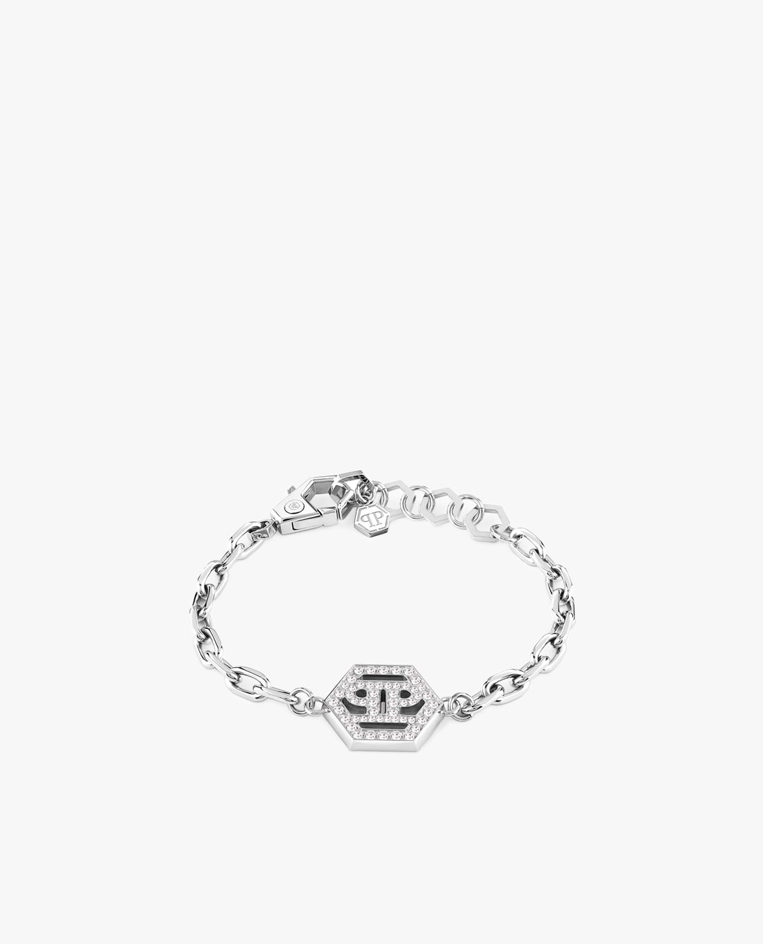 PHILIPP PLEIN - Vòng đeo tay nữ mắc xích phối mặt đính đá sang trọng