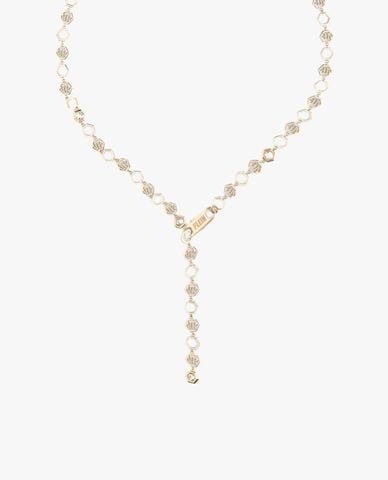  PHILIPP PLEIN - Vòng cổ nữ phối mặt thả dài đính đá sang trọng 