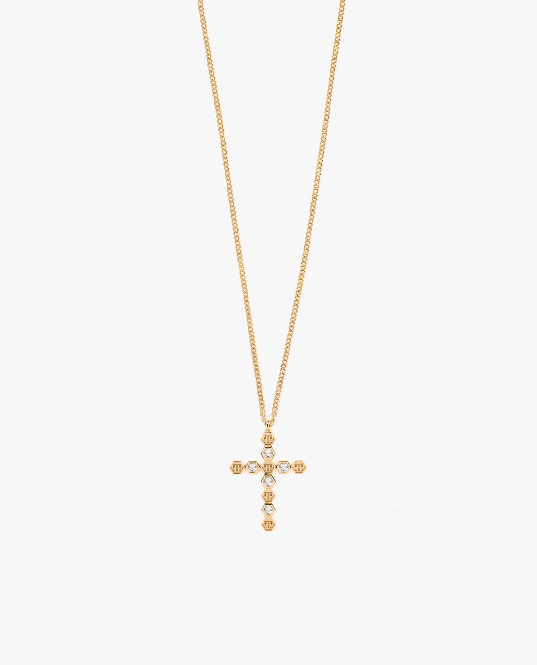 PHILIPP PLEIN - Vòng cổ nữ chuỗi xích phối mặt hình thánh giá