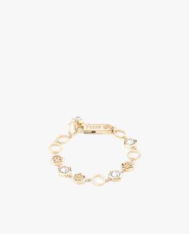  PHILIPP PLEIN - Vòng đeo tay nữ mặt hình đa giác cá tính 