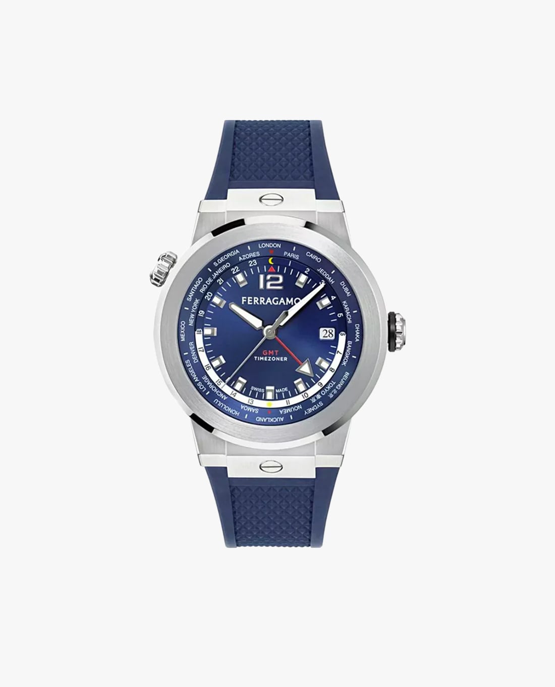 FERRAGAMO - Đồng hồ nam F80 WorldTime 43mm