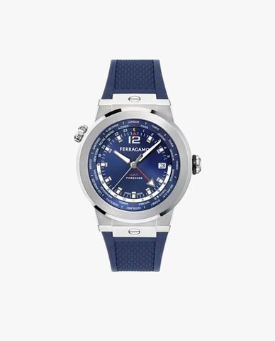  FERRAGAMO - Đồng hồ nam F80 WorldTime 43mm 